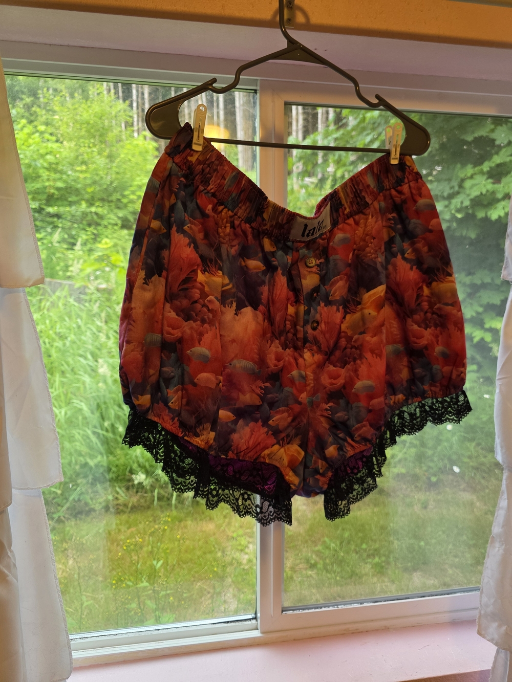 Dressed in LALA Sea You Later Lace-Trim Shorts